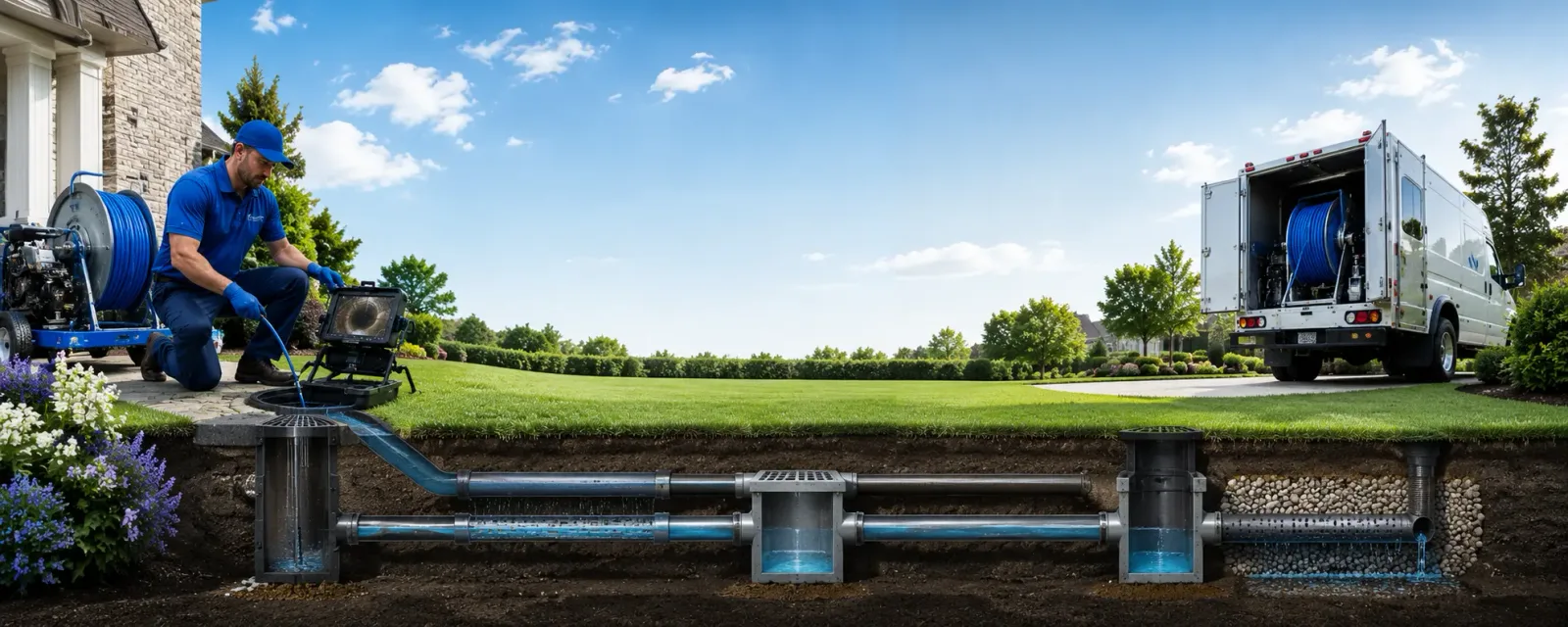 Outdoor drain cleaning information for Hamer, SC